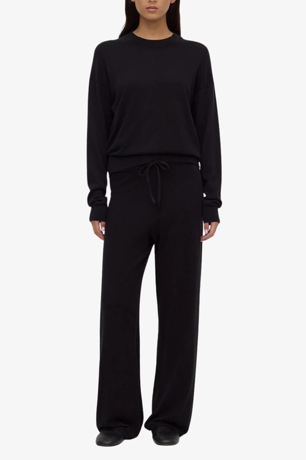 Assembly Label - Cotton Cashmere Lounge Pant - Black