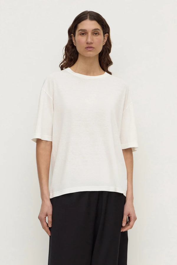 Assembly Label - Kira Cotton Hemp Tee - Antique White