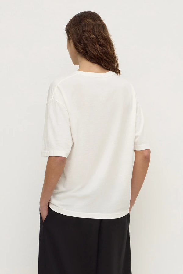 Assembly Label - Kira Cotton Hemp Tee - Antique White