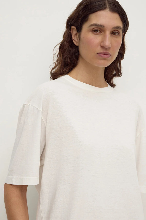 Assembly Label - Kira Cotton Hemp Tee - Antique White