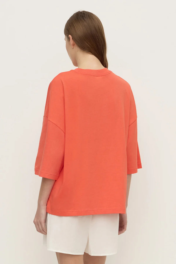 Assembly Label - Max Cotton Oversized Tee - Dahlia