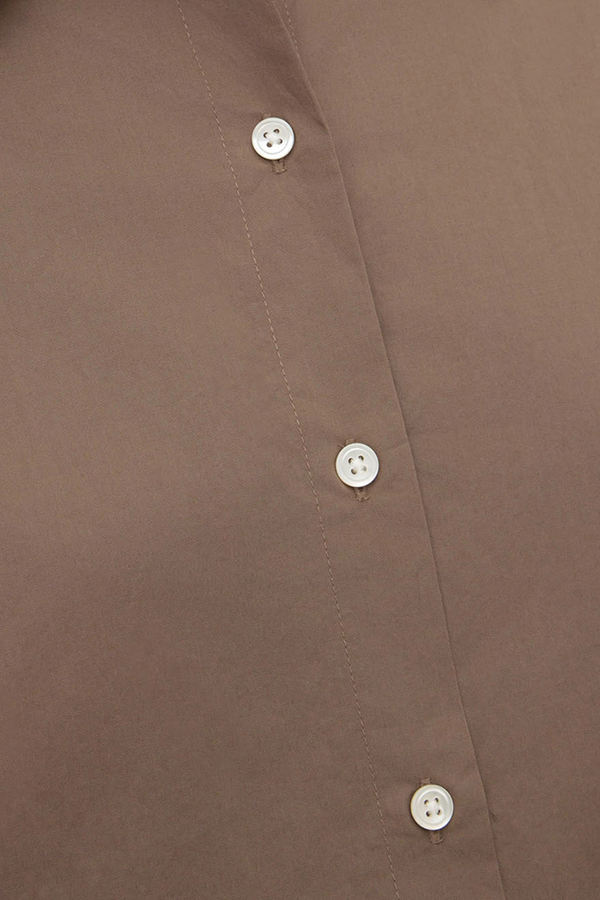 Assembly Label - Micha Poplin Shirt - Dark Sand