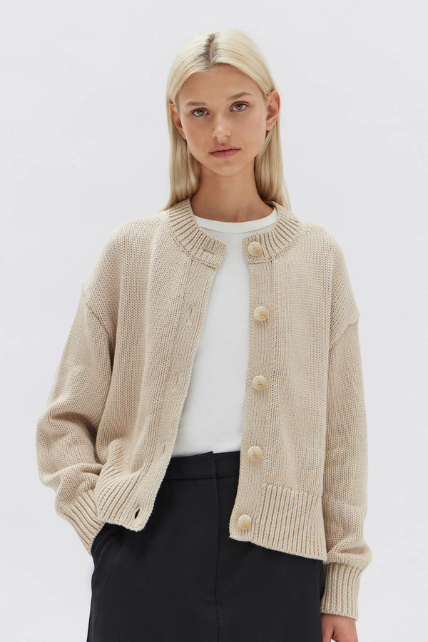 Assembly Label - Ava Knit Cardigan - Natural