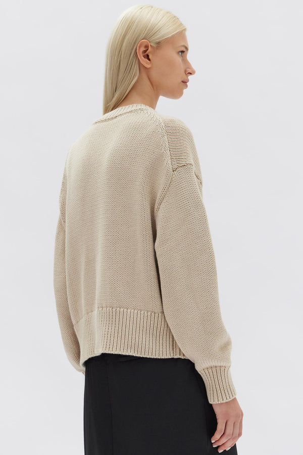 Assembly Label - Ava Knit Cardigan - Natural