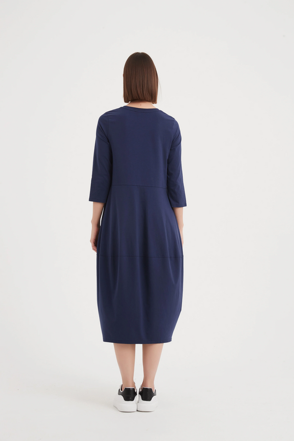 Tirelli - Ovoid Dress - Navy