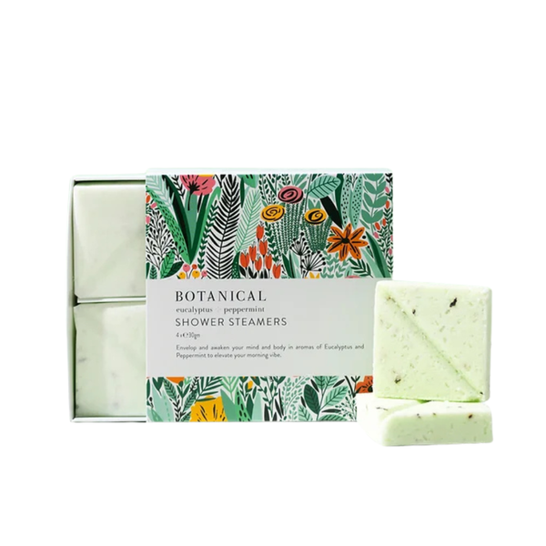 Botanical - Shower Steamer 4 Pack - Peppermint + Eucalyptus