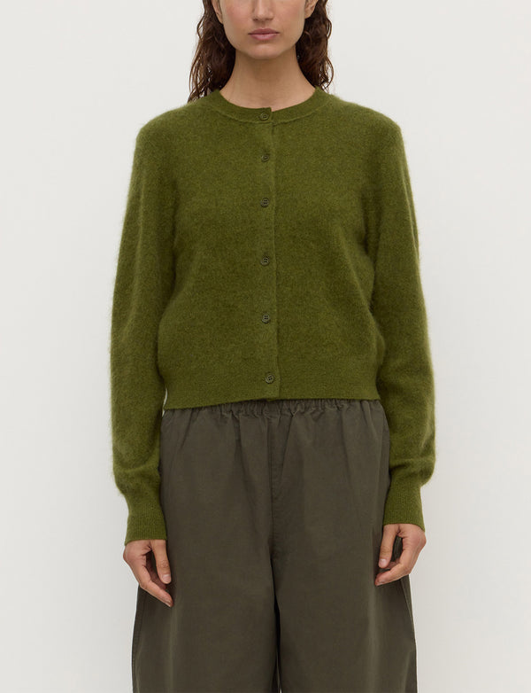 Assembly Label - Carina Merino Wool Cardi - Grove