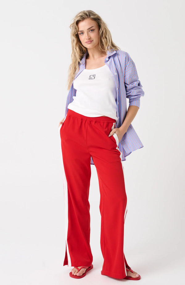 Cartel & Willow - Darby Shirt - Cornflower Blue Stripe