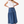 Load image into Gallery viewer, Ceres Life - Drop Waist Denim Midi Skirt - Fresh Indigo
