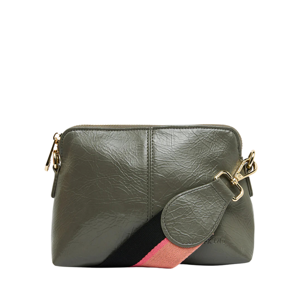 Elms + King - Burbank Crossbody Bag - Khaki Crinkle