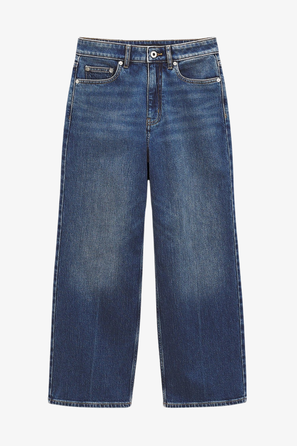 Country Road - Classic High Rise Wide Leg Jean - Washed Indigo