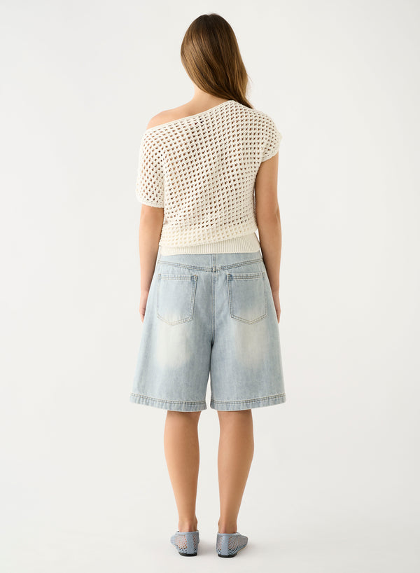 Esmaee -  Bayview Knit Top - White