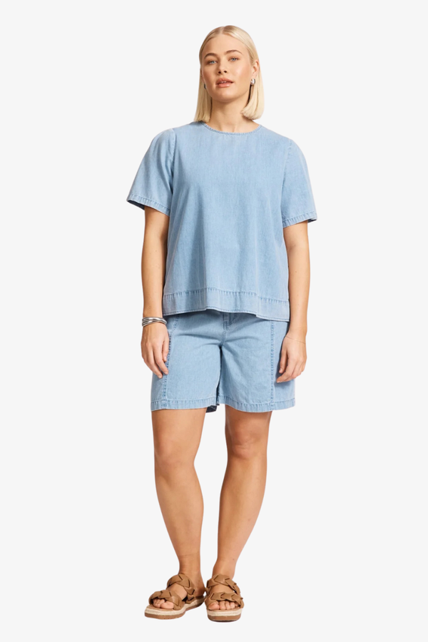 Eb & Ive - Melenia Top - Denim