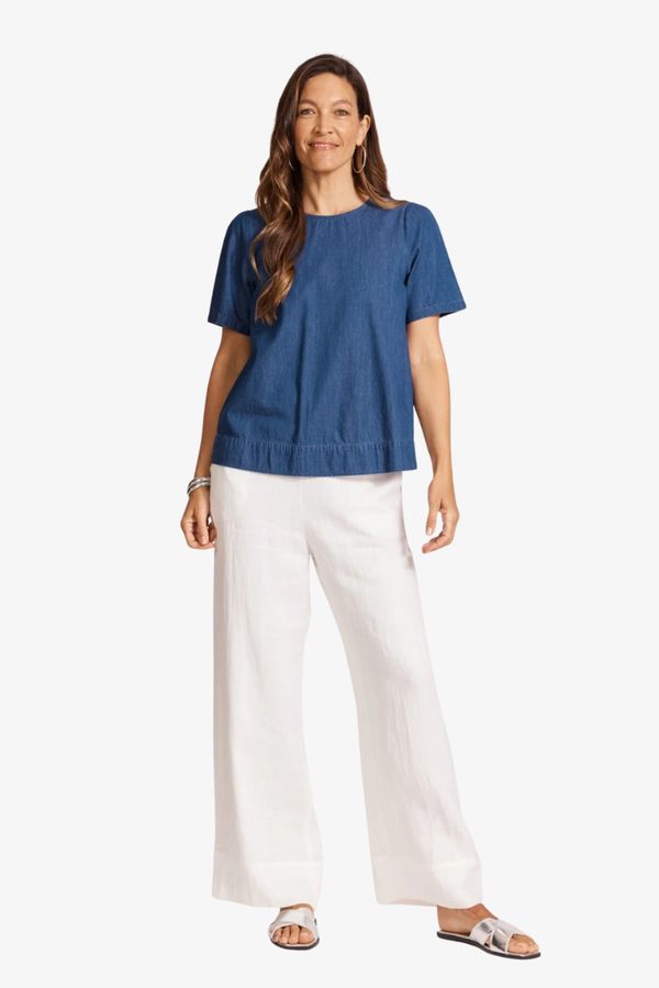 Eb & Ive - Melenia Top - Indigo