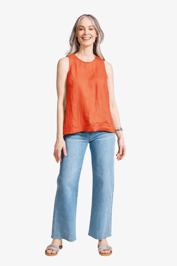 Eb & Ive - Miramar Tank Top - Coral