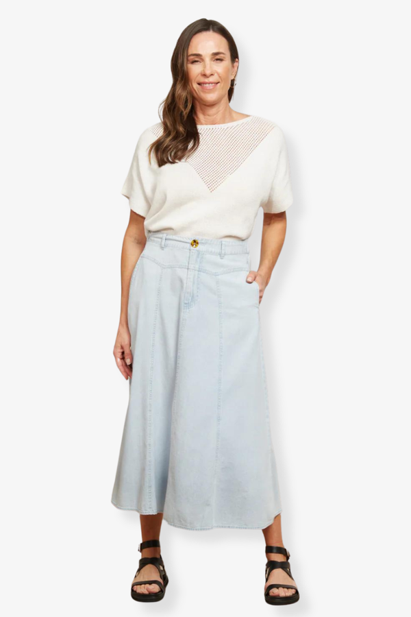 Eb & Ive - Playa Midi Skirt - Capri