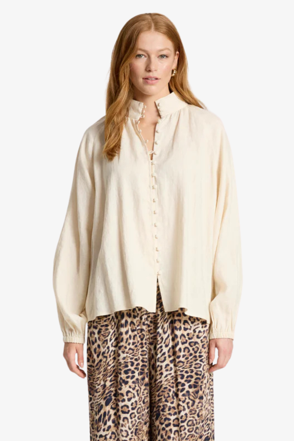 Eb & Ive - Bajau Button Shirt - Dune