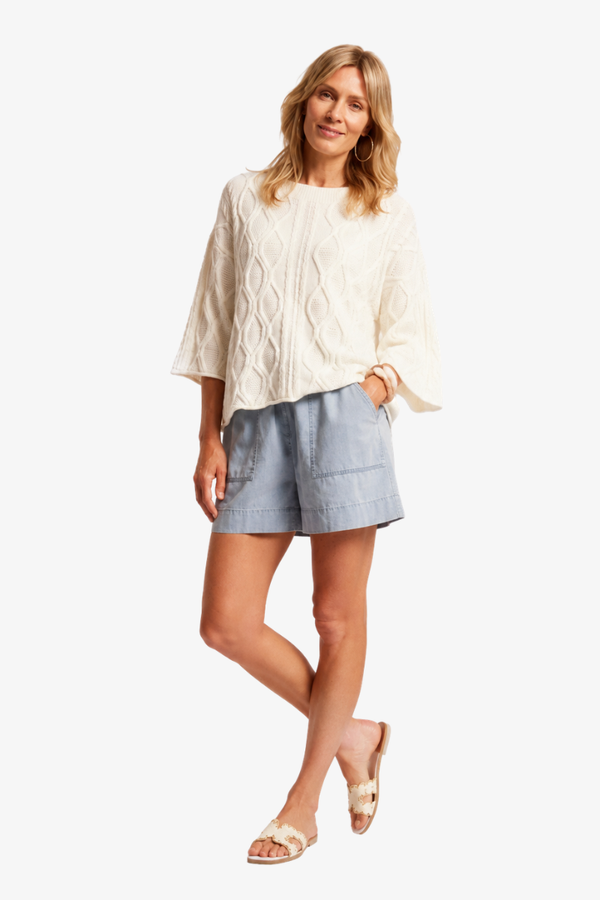 Eb & Ive -  Casa Cable Jumper  - White