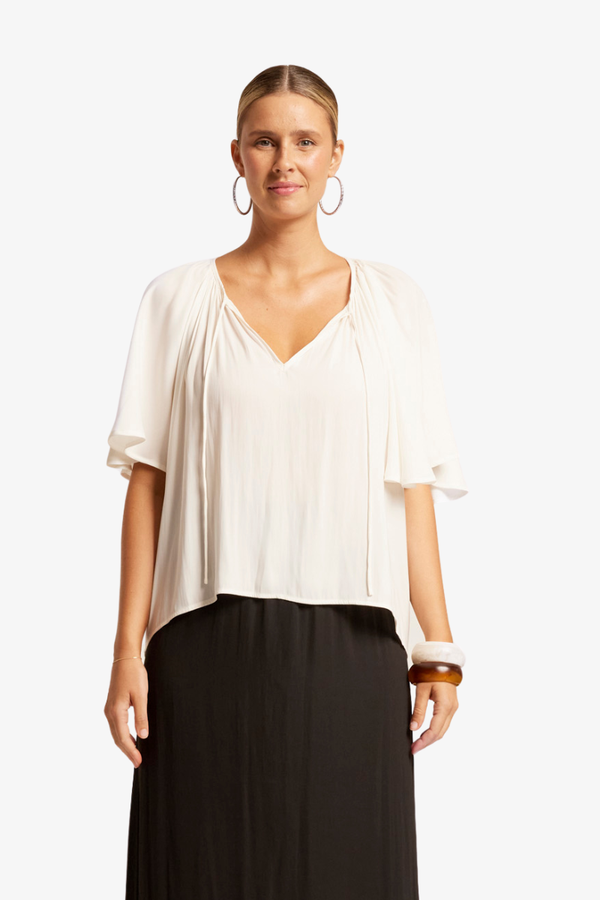 Eb & Ive -  Drift Top  - White