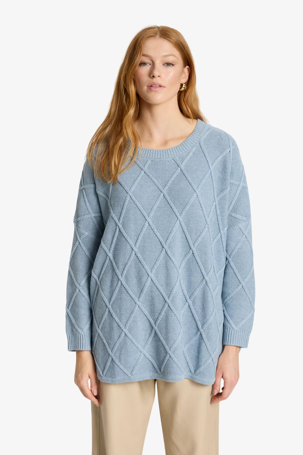 Eb & Ive - Liora Relaxed Knit - Lake