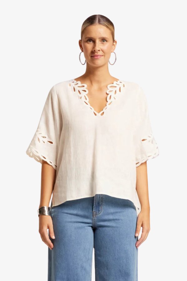 Eb & Ive -  Maris Top  - White