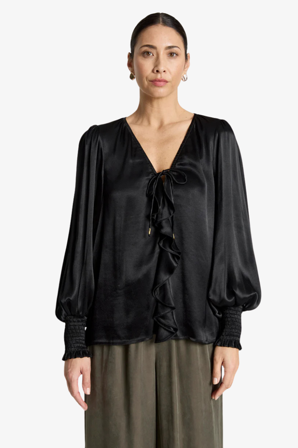 Eb & Ive - San Frill Top - Black