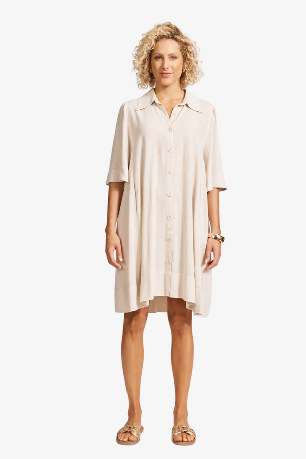 Eb & Ive - Alesia Shirt Dress - Tusk