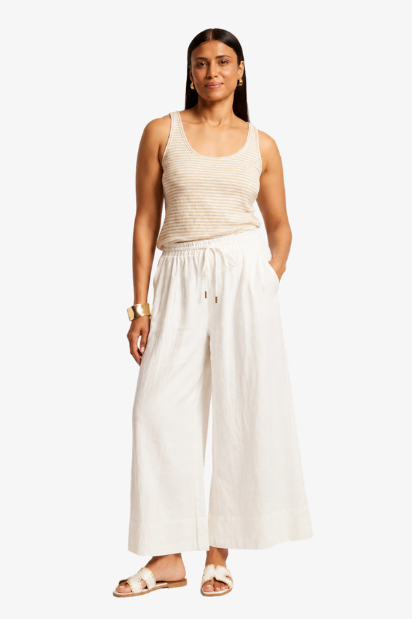 Eb & Ive -  Cove Relaxed Pant  - White