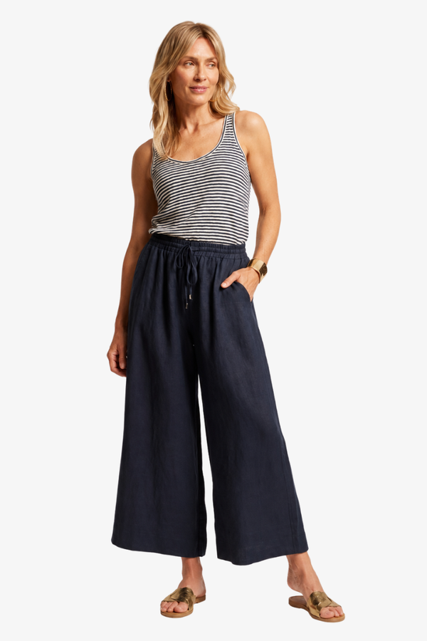 Eb & Ive -  Cove Relaxed Pant  - Indigo