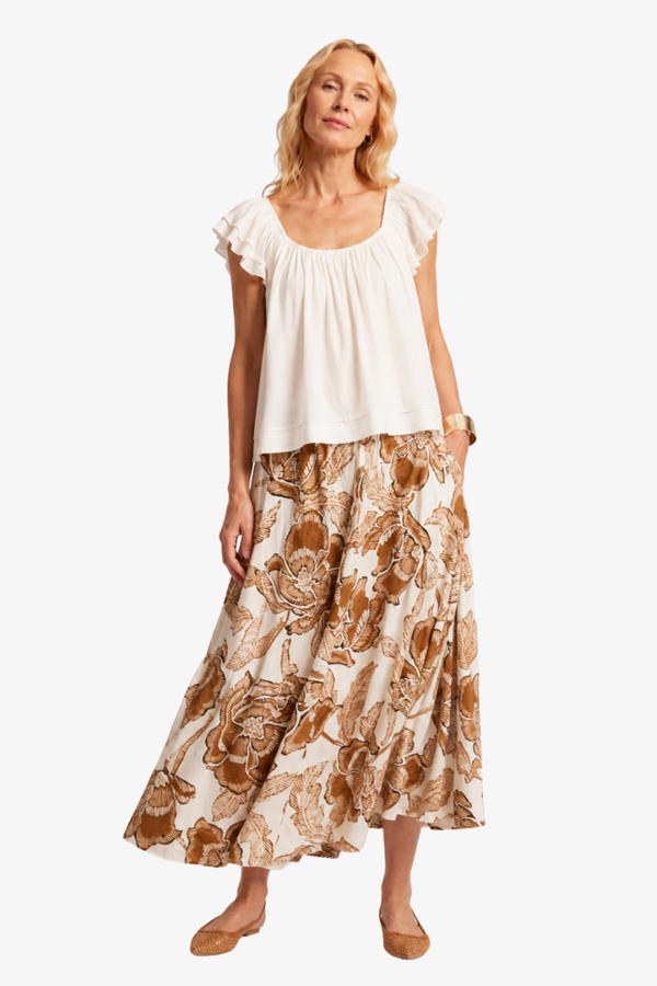 Eb & Ive -  Gaia Maxi Skirt - Dune