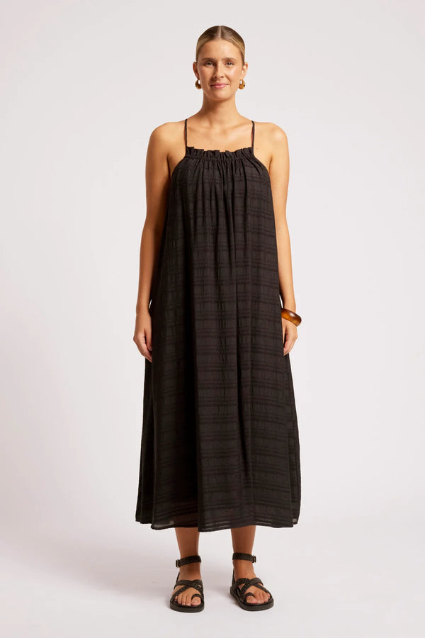 Eb & Ive -  Sovana Tank Maxi Dress  - Black