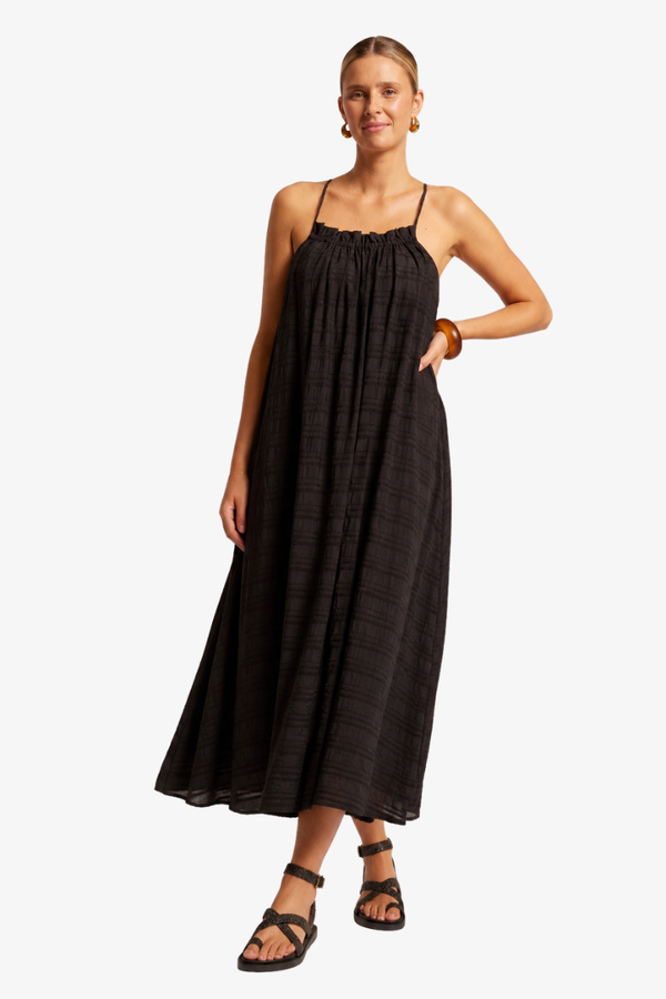 Eb & Ive -  Sovana Tank Maxi Dress  - Black