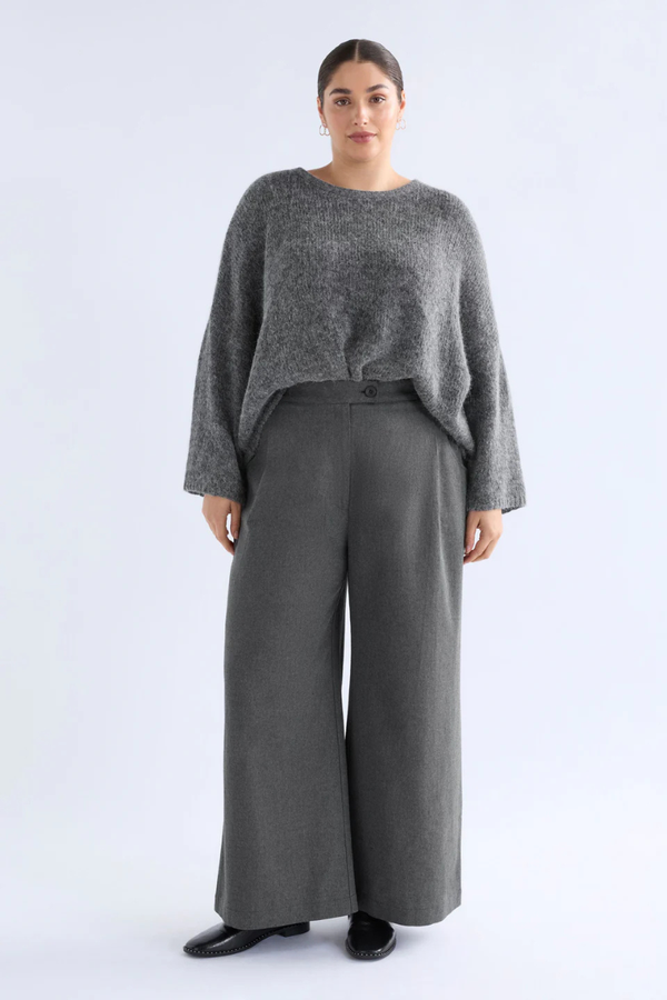 Elk - Agna Sweater - Mid Grey Marle