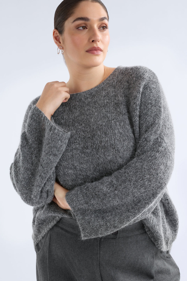 Elk - Agna Sweater - Mid Grey Marle