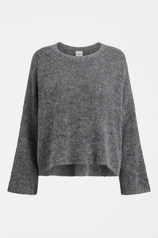 Elk - Agna Sweater - Mid Grey Marle