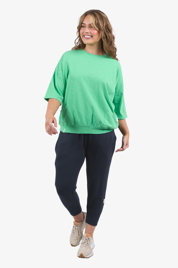 Elm - Fundamental Mazie Sweat - Spring Green