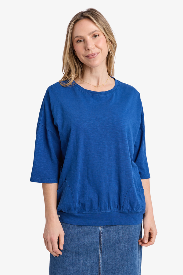 Elm - Fundamental Mazie Sweat - China Blue