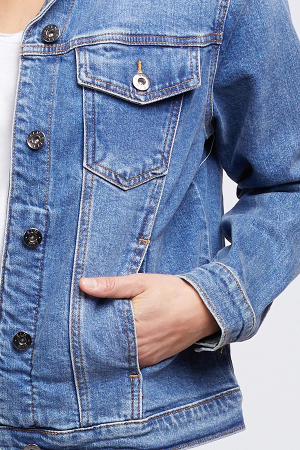 Elm - Angie Denim Jacket - Blue