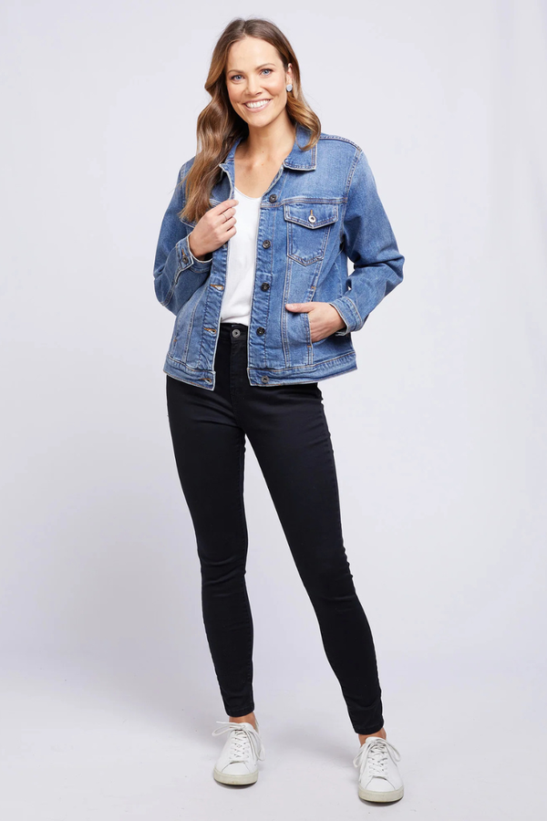 Elm - Angie Denim Jacket - Blue