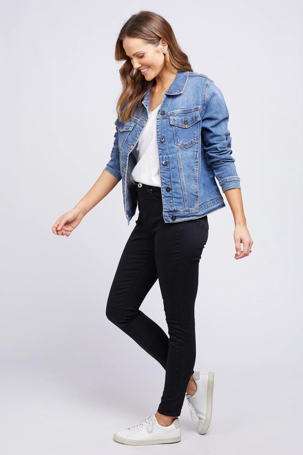 Elm - Angie Denim Jacket - Blue