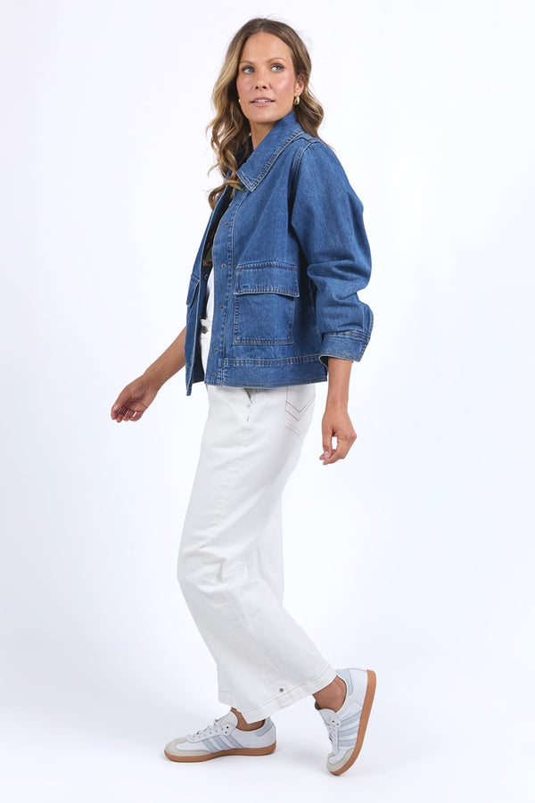 Elm - Hunter Denim Jacket - Mid Blue