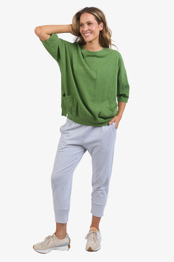 Elm - Fundamental Mazie Sweat - Cedar Green