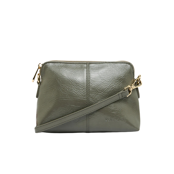 Elms + King - Burbank Crossbody Bag - Khaki Crinkle