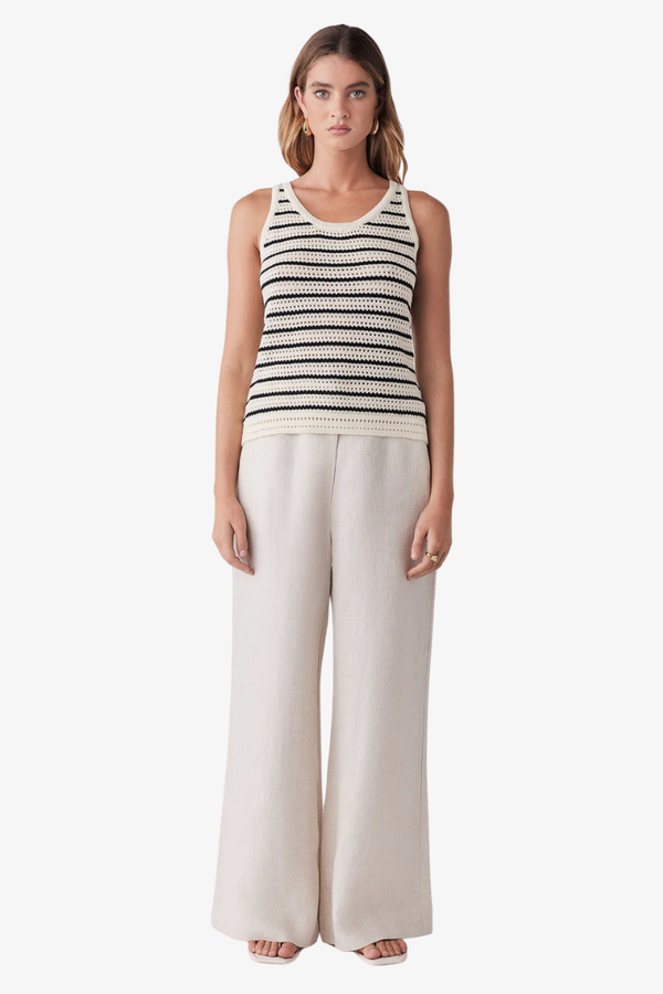 Esmaee - Bahamas Top - Black / White