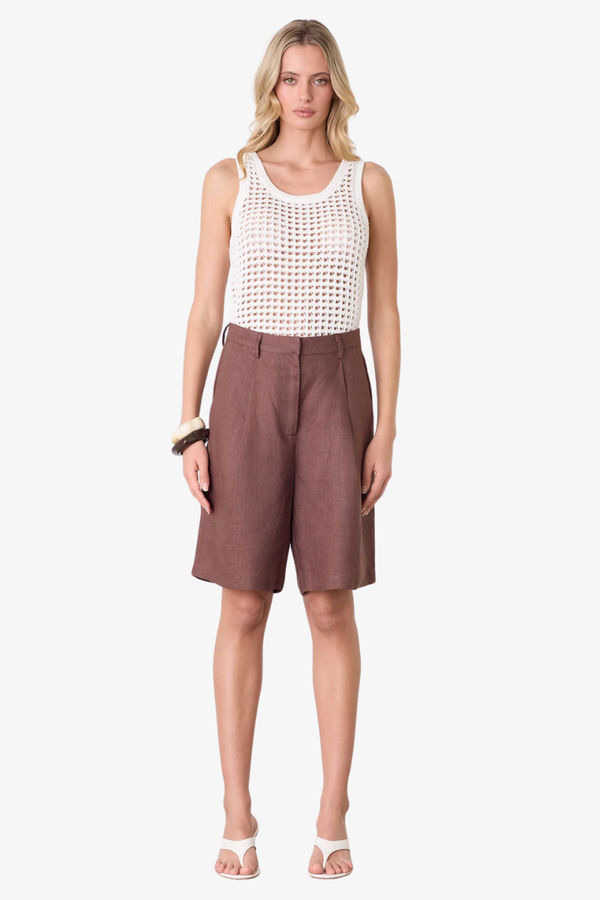 Esmaee - Harbour Knit Tank - Pearl