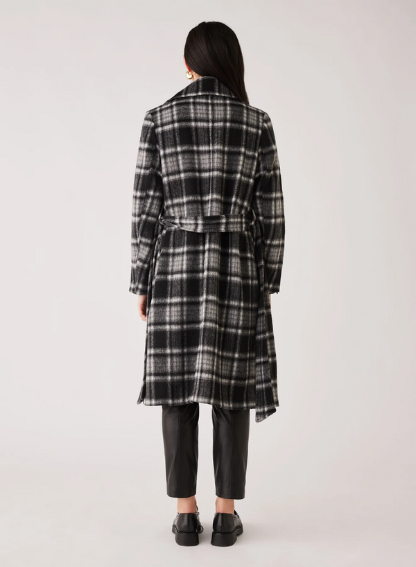 Esmaee - Concrete Coat - Black Check