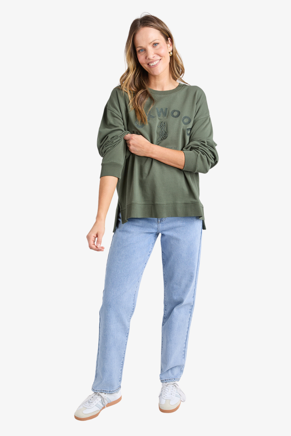 Foxwood - Effortless Crew - Khaki