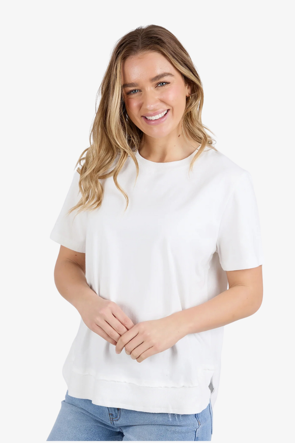 Foxwood - Farrah Short Sleeve Tee - White