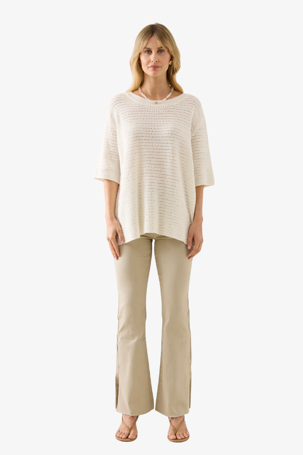 Isle of Mine -  Sylvie Knit T Shirt - Lotus