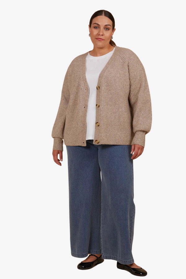 Isle of Mine - Miru Cardigan - Taupe